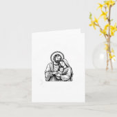 Whose God White Baby Is This Funny Christmas  カード (黄色い花)