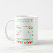 Whose God White Baby Is This Funny Jesus Ugly Chri コーヒーマグカップ (左)