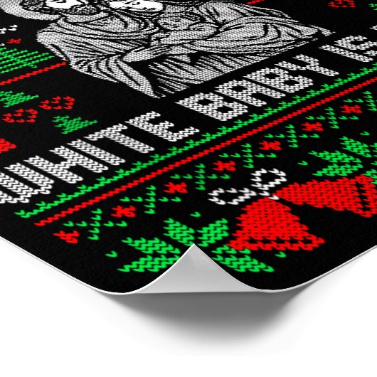 Whose God White Baby Is This Funny Jesus Ugly Chri ポスター (角)