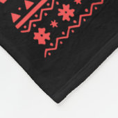 Whose God White Baby Is This Nativity Ugly Christm フリースブランケット (角)