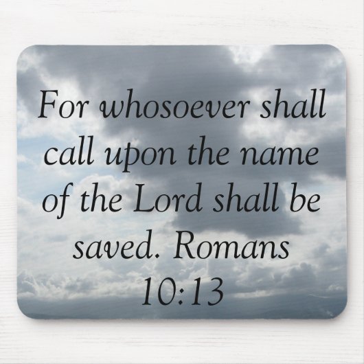 whosoeverのために主の名前を頼みます マウスパッド (正面)