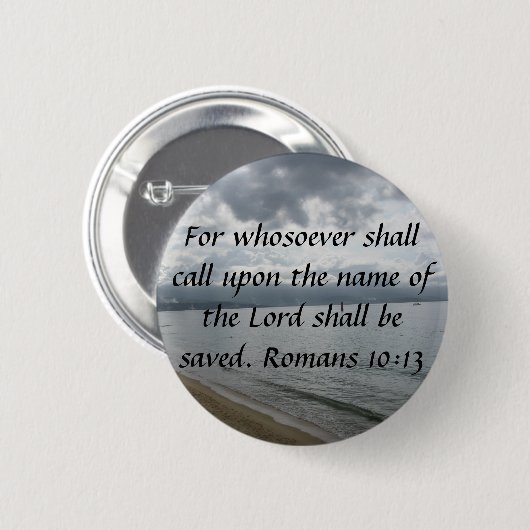 whosoeverのために主の名前を頼みます 缶バッジ (正面&裏面)