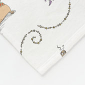 Whoville Christmas Garland Celebration フリースブランケット (角)