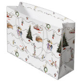 Whoville Christmas Garland Celebration ラージペーパーバッグ (裏面アングル)