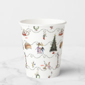 Whoville Christmas Garland Celebration 紙コップ (裏面)
