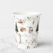 Whoville Christmas Garland Celebration 紙コップ (右)