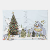 Whoville Christmas Tree Contest キッチンタオル (横)