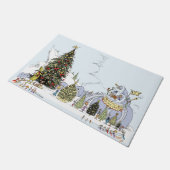Whoville Christmas Tree Contest ドアマット (アングル)
