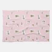 Whoville Christmas Vignette Pattern キッチンタオル (横)