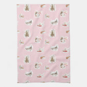 Whoville Christmas Vignette Pattern キッチンタオル (縦)