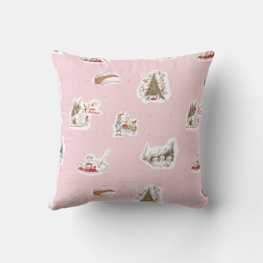 Whoville Christmas Vignette Pattern クッション (裏面)