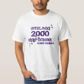 WHSの同窓会のWeslacoの高等学校の2000年のワイシャツ Tシャツ (正面)