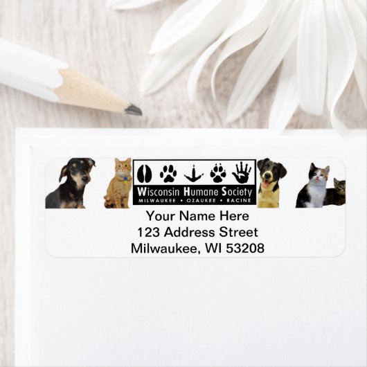 WHSロゴ住所 シール (インサイチュ)