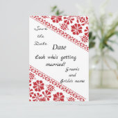 WhtとRd Tatrez結婚救/THE/DATEの発表 セーブザデート (スタンド正面)