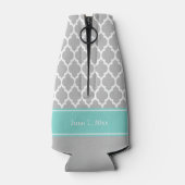 Whtモロッコ#4 CBターコイズ結婚名 ボトルクーラー (裏面)