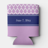 Whtモロッコ#4 CB海軍の名前モノグラム結婚ズ 缶クーラー (裏面)