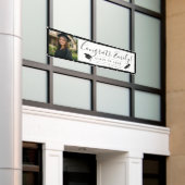 WHT & BLK 2026 | Graduation Banner with Photo 横断幕 (ビルの外側)