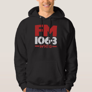 WHTG 106.3 FMラジオTシャツ_フード付きスウェットシャツ パーカ
