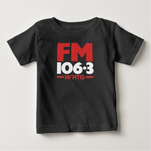 WHTG 106.3 FMラジオTシャツ_フード付きスウェットシャツ ベビーTシャツ