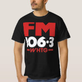 WHTG 106.3 FMラジオTシャツ_フード付きスウェットシャツ Tシャツ (正面)