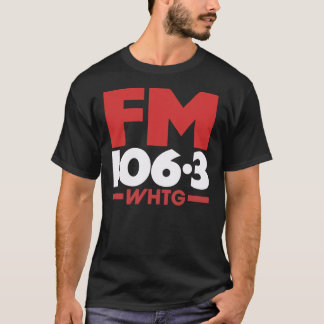 WHTG 106.3 FMラジオTシャツ_フード付きスウェットシャツ Tシャツ
