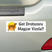 WHVCAによって得られるDrotszoru…か。 バンパーステッカー (車上)