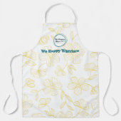 WHW Floral Print Aprion エプロン (正面)