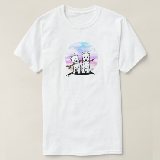 WHWTビーチデュオ Tシャツ (デザイン正面)
