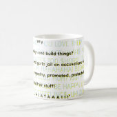 Why? コーヒーマグカップ (正面右)