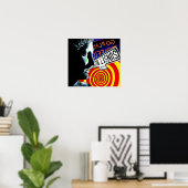 「WHY」プリント ポスター (ホームオフィス)