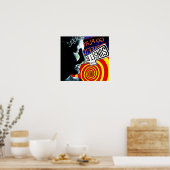 「WHY」プリント ポスター (キッチン)