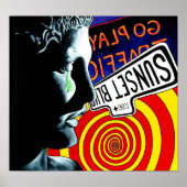 「WHY」プリント ポスター (正面)