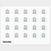 Why Am I Like This Frog Sticker Cute Emotional Fro ラウンドシール (シート)