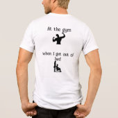 「Why Am Old」トライブレンドTおもしろいシャツ – Nostalgia トライブレンドＴシャツ (裏面)