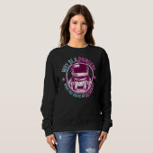 Why Be A Princess When You Can Be An Astronaut Gir スウェットシャツ (正面フル)
