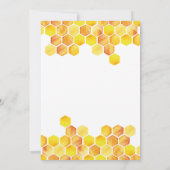 Why Bee Genderがベビーを明らかにする招待状 招待状 (裏面)