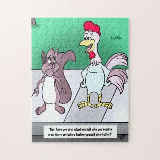 Why Do Squirrels Cross Roadsパズル ジグソーパズル (縦)