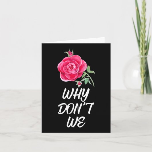 Why Dont We Rose  カード (正面)