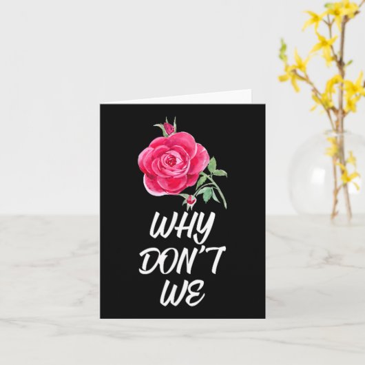 Why Dont We Rose  カード (黄色い花)