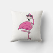 Why Fit In Flamingo Pillow クッション (裏面)