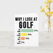 Why I Lose At Golf  カード (黄色い花)