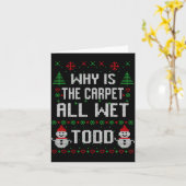 Why Is The Carpet All Wet Todd  カード (黄色い花)
