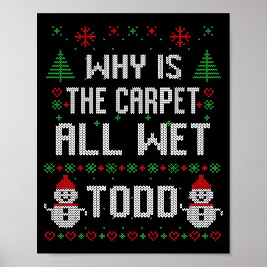 Why Is The Carpet All Wet Todd  ポスター (正面)