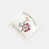 Why Limit Happy Hour Cocktail Napkin スタンダードカクテルナプキン (角)