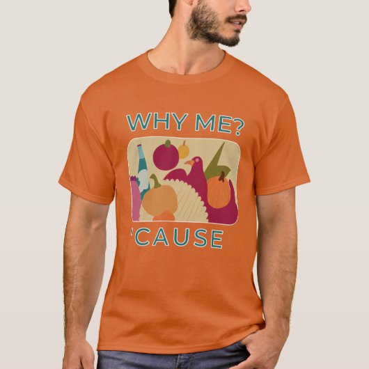 Why me Oversized Tシャツ (正面)