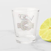 「Why Not」は無限のショットグラス ショットグラス (裏面)