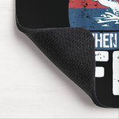 Why Run When You Can Fly Butterfly Stroke Swim Tea マウスパッド (コーナー)