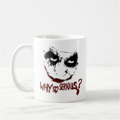 WHY SO SERIOUS? コーヒーマグカップ (左)
