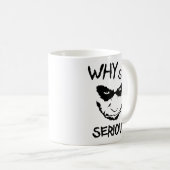 Why So Serious? Creepy Smile コーヒーマグカップ (正面右)