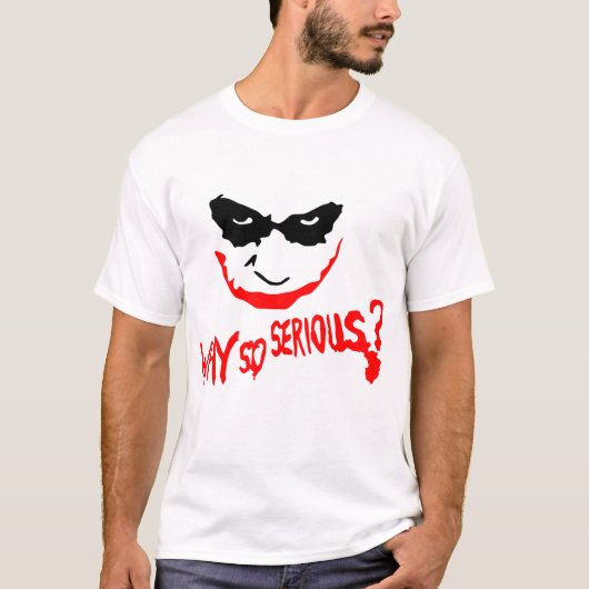 WHY SO SERIOUS? CREEPY Tシャツ (正面)
